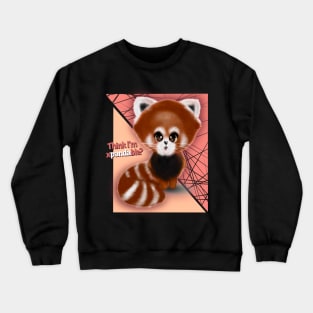 Cute red panda Crewneck Sweatshirt